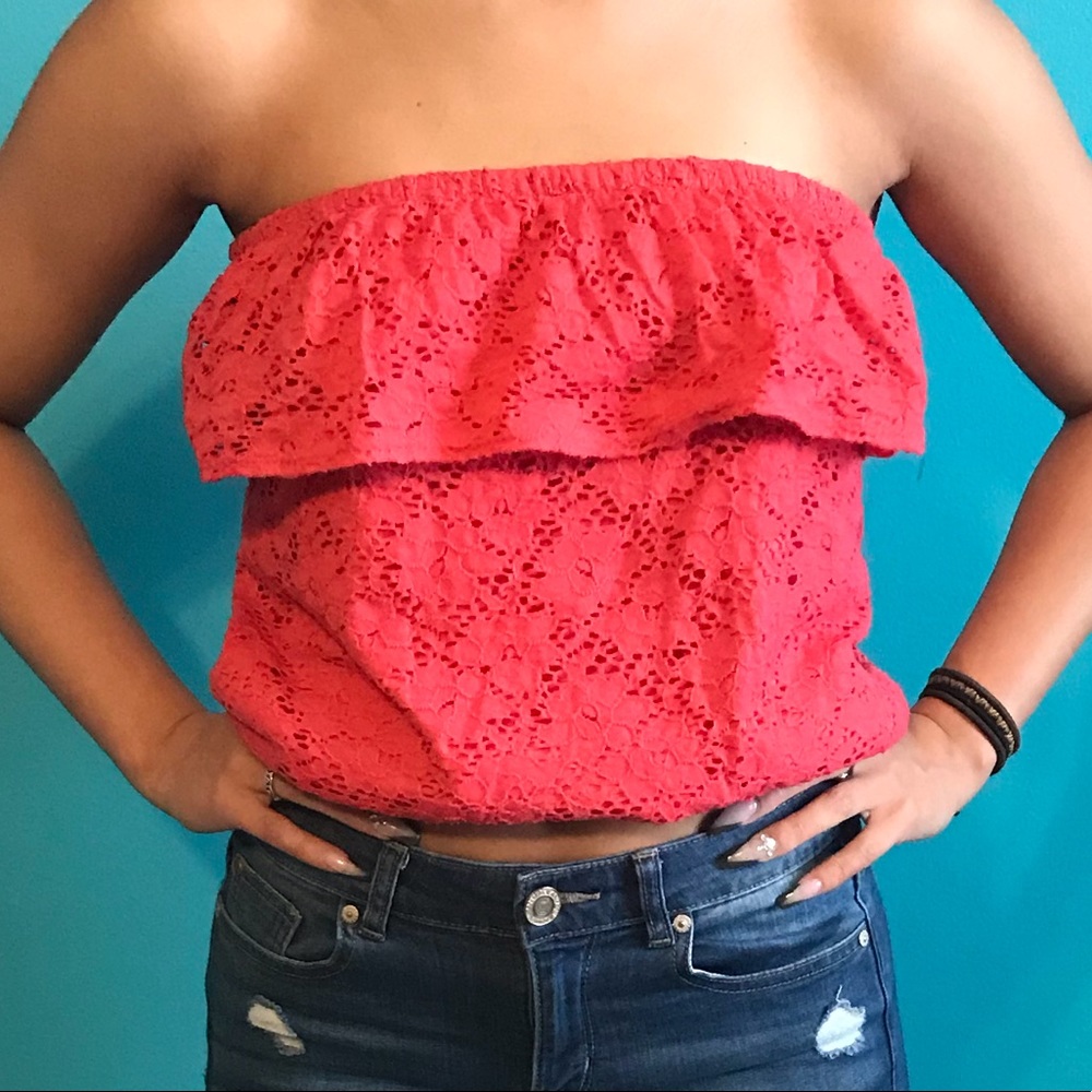 Strapless shirt